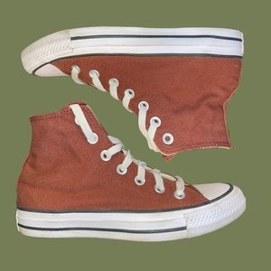 Brown Chuck Taylor All Star high top converse